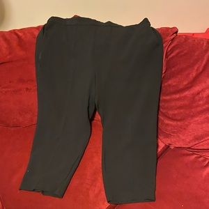 Dressy black capris